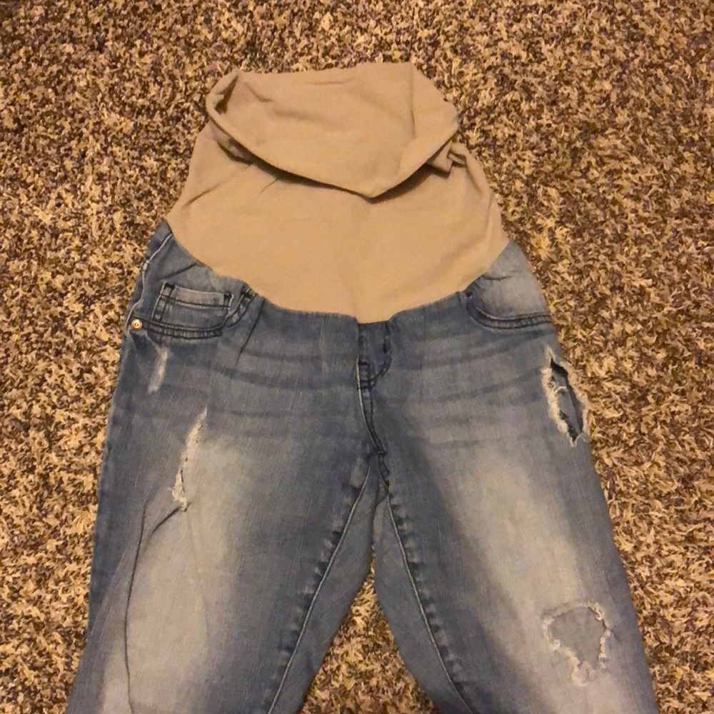 Small maternity jeans
